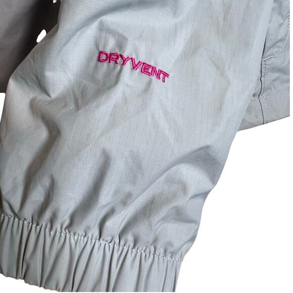 The North Face DryVent Hooded Rain Jacket Windbreaker in Gray & Pink Women’s XS - Picture 9 of 13